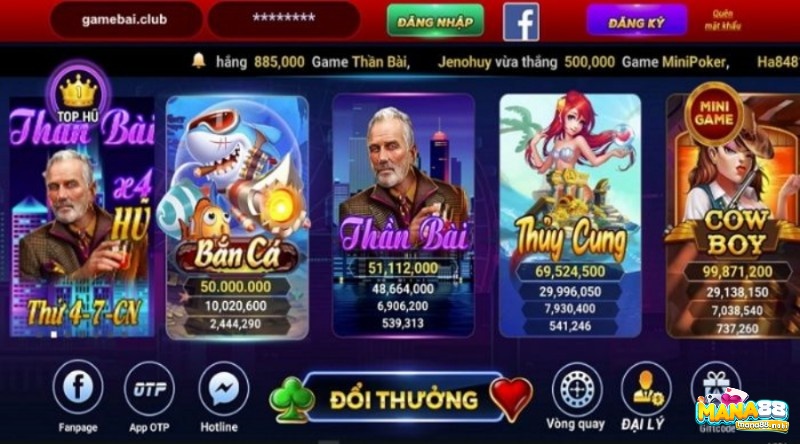 Kho game độc đáo tại web game Sảnh Vip phiên bản mới