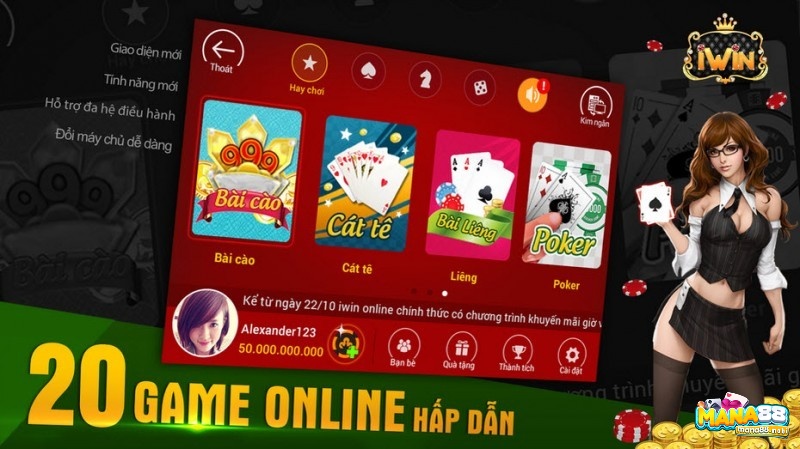 Tai game danh bai iwin online