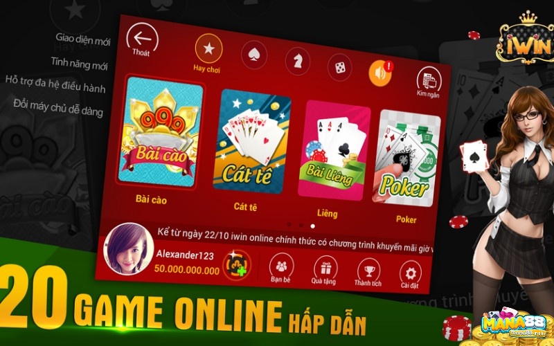 Tải game Iwin - Tìm hiểu sản phẩm cá cược có mặt tại nhà cái này