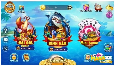 Các gane ban ca được người chơi yêu thích nhất hiện nay