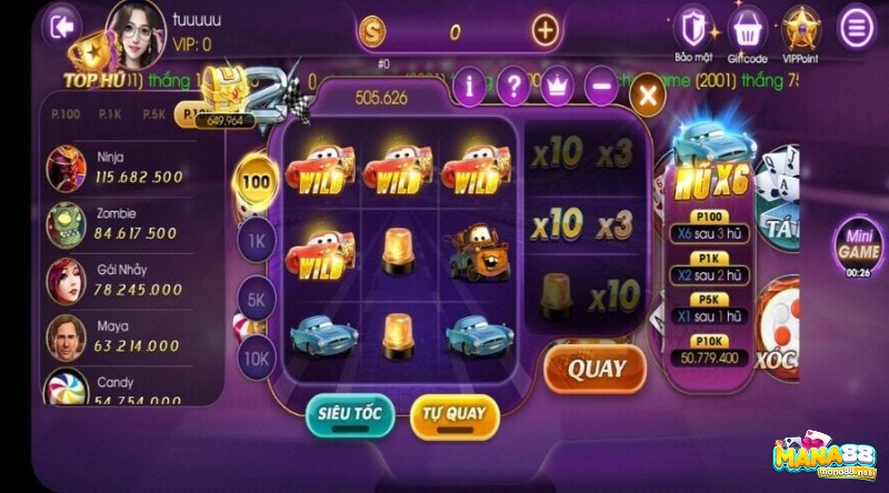 Tại sam 86 vip mang đến cho cược thủ nhiều game hot