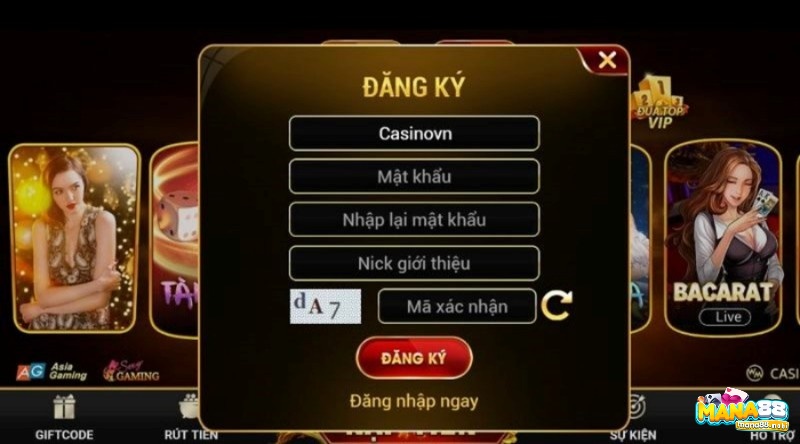 Đăng ký tài khoản game đánh bài đổi thưởng 69 cực dễ dàng