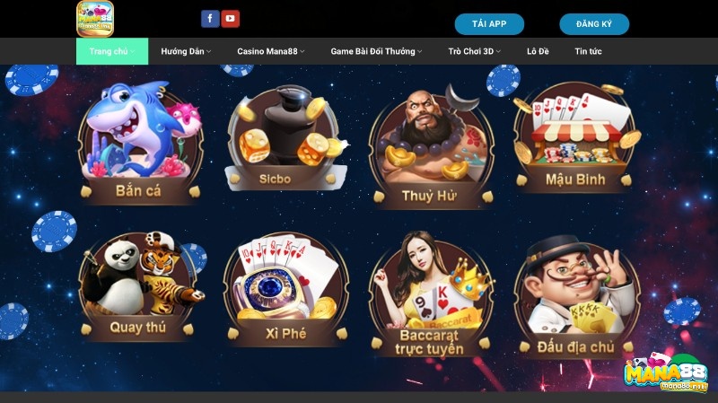 Mana88 mang đến sảnh chơi casino live hấp dẫn