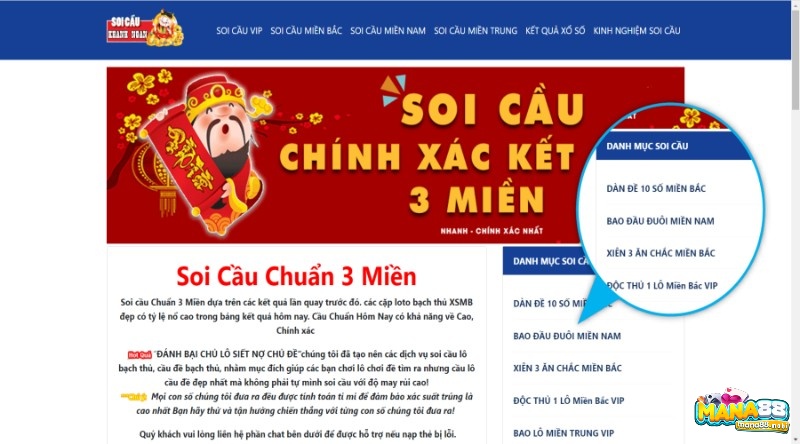 Web soi cau khanh ngan mang đến sảnh soi cầu đa dạng