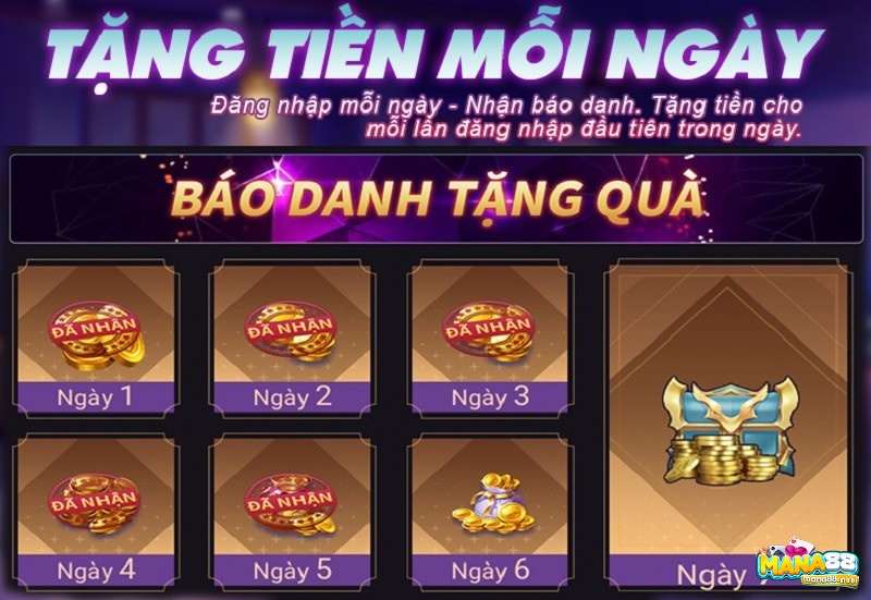 Điểm danh nhận quà tai game Twin