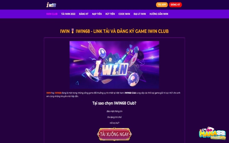 Tải iwin 2020 nhanh chóng cho tân thủ