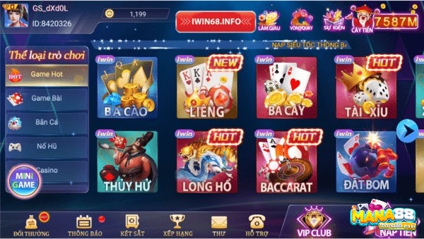 Tổng hợp những trò chơi hấp dẫn khi tai Iwin 299