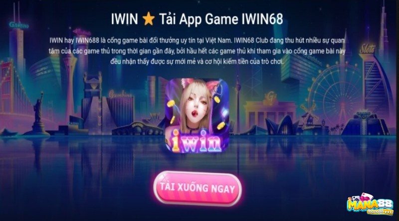 Tai IWIN VN được cho cả IOS và Andoroid