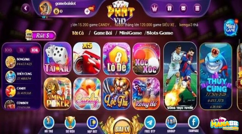 Trải nghiệm kho game hấp dẫn khi tải Phat.vin