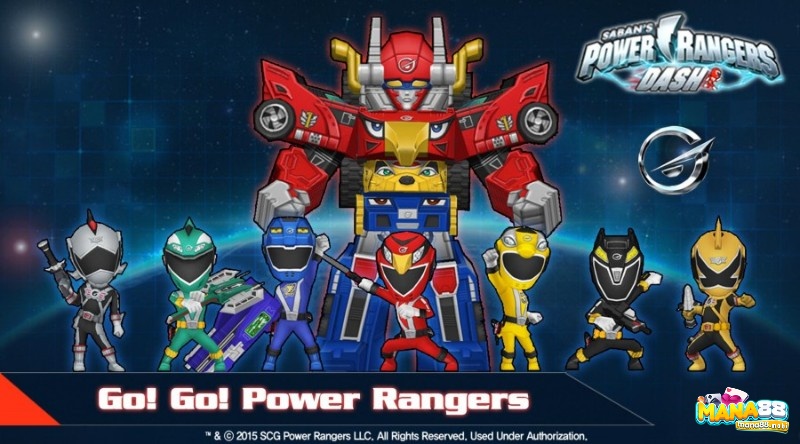 Tro choi sieu nhan thịnh hành nhất 2023 Power Rangers Dash