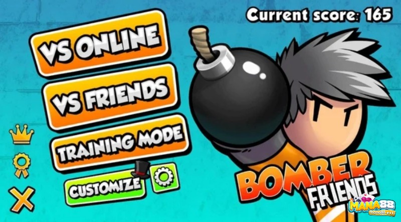 Game dat boom toc Bomber Friends có 3 chế độ chơi cho bom thủ