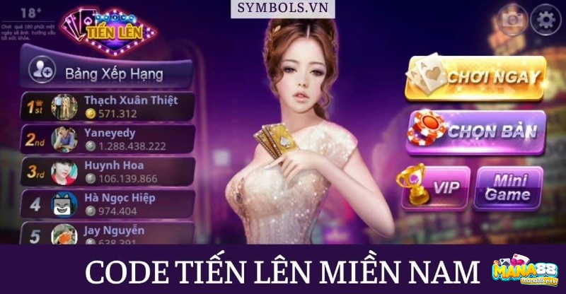 Giftcode game bài tiến lên miền Nam là gì?