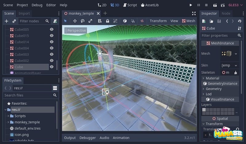 Phần mềm lập trình Godot Engine