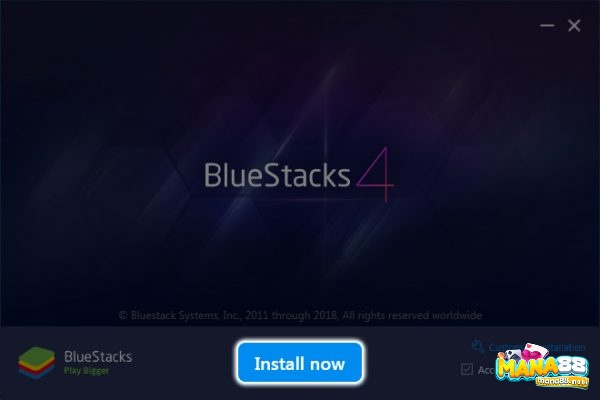 Cài đặt app bluestacks về máy