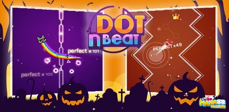 Lối chơi Game Dot n Beat dễ hiểu, dễ chơi