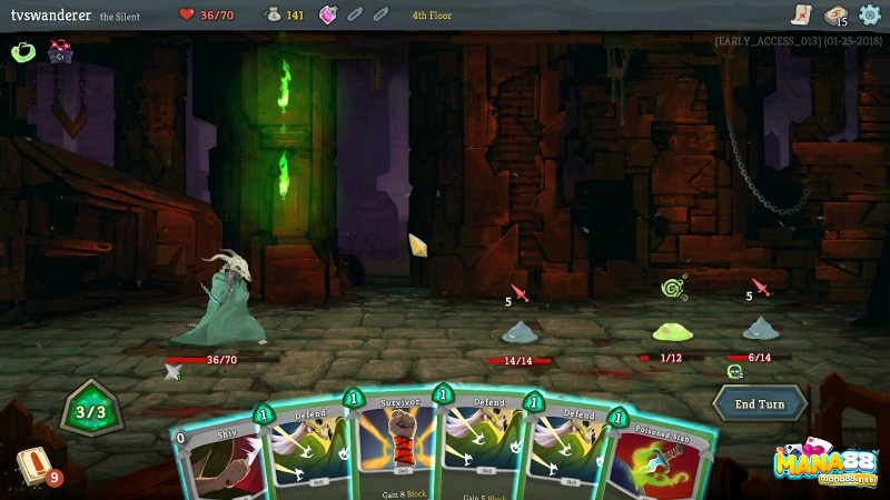 Game Slay the Spire có lối chơi thẻ bài nhập vai, chiến thuật