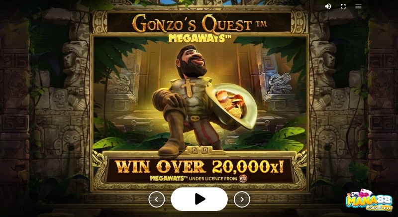 Cược càng cao thì anh em càng có cơ hội thắng lớn khi chơi Gonzo’s Quest Megaways