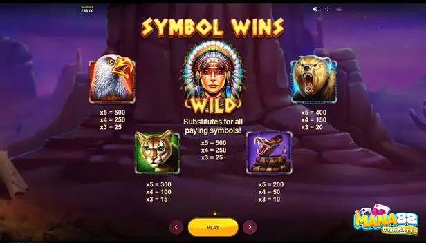 Các biểu tượng được thiết kế khá phù hợp với chủ đề game Apache Way