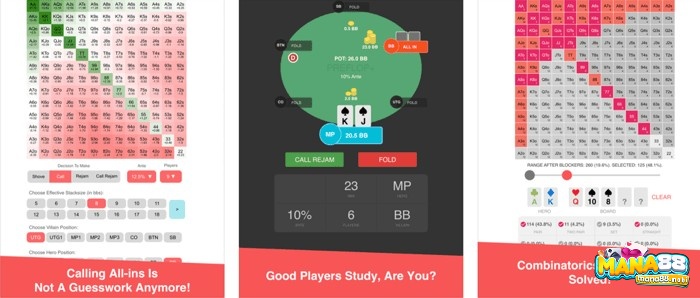 Hình ảnh về ứng dụng PokerNews Poker Equity Calculator