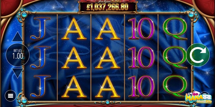 Giao diện chính của trò chơi Jackpot Diamond