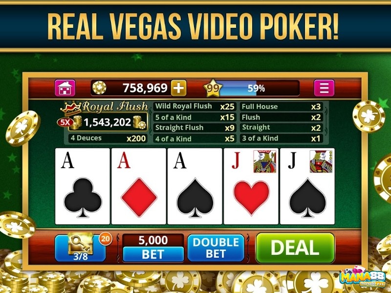 Video Poker có nhiều ưu điểm vượt trội nên thu hút được nhiều người chơi