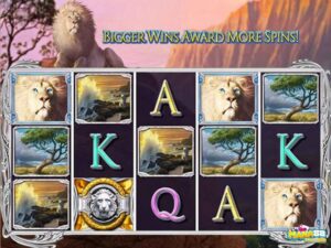 White Lion: Slot sư tử trắng cùng thưởng siêu khủng