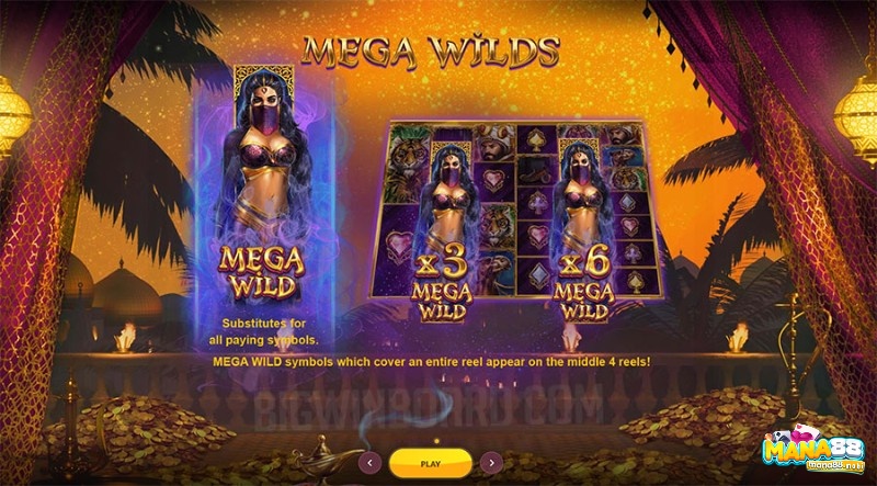 Mega Wild cùng số nhân thưởng khủng