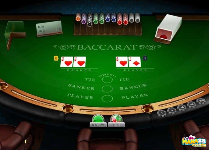 Baccarat có luật chơi khá đơn giản và dễ hiểu