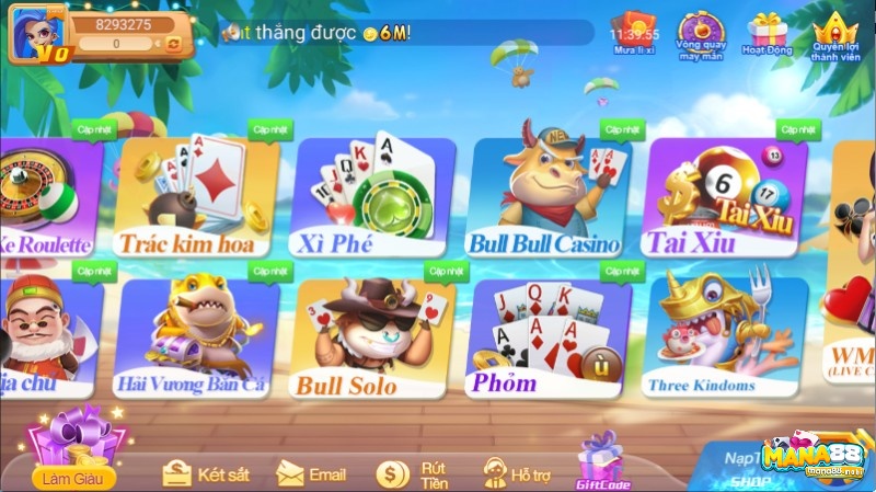 Mana88 - nhà cái uy tín, chất lượng cao với kho game khổng lồ