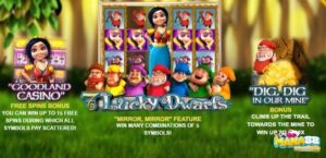 7 Lucky Dwarfs: Quay thưởng slot cùng Nàng bạch tuyết