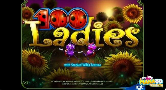 Slot 100 Ladies được ra mắt bởi IGT với số tiền thưởng tối đa x1.000 lần cược