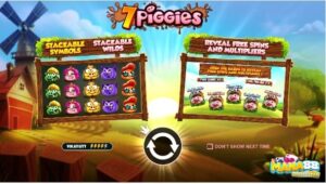 7 Piggies Slot - 7 chú heo con trong trang trại vui nhộn