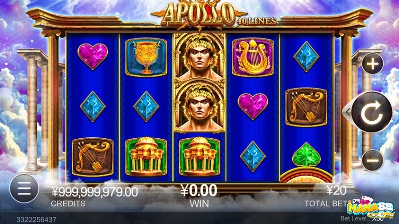 Slot Apollo lấy cảm hứng từ con trai thần Zeus - A pollo