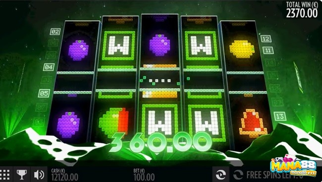 Nhấn quay để chạy slot và chờ nhận thưởng