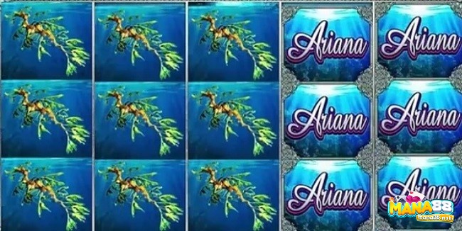 Biểu tượng Wild là logo của slot Ariana