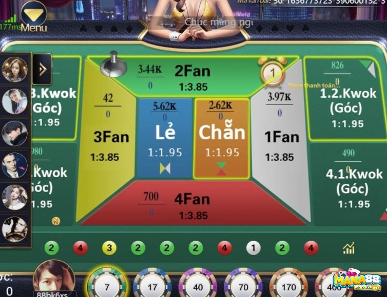 Cược fantan trong game