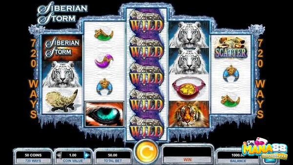 Siberian Storm mang đến 240 free spin