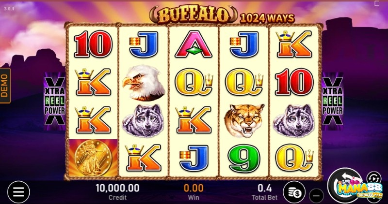 Cách chơi Buffalo Slots rất đơn giản