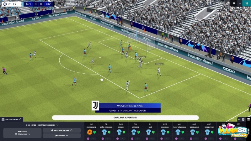 Game Football Manager 2023 với lối chơi quản lý đội bóng và thi đấu hấp dẫn