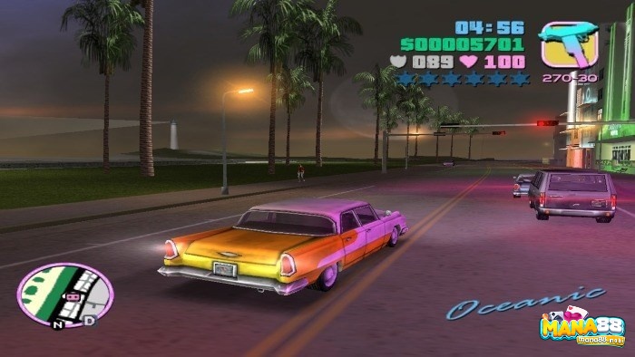 Bản đồ trong game là thành phố Vice City rộng lớn