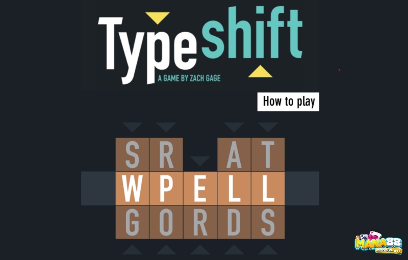 Typeshift thuộc dòng game Typing game trên mobile cải thiện tốc độ gõ phím