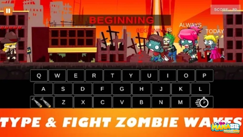 Giới thiệu về dòng game Typing game trên mobile