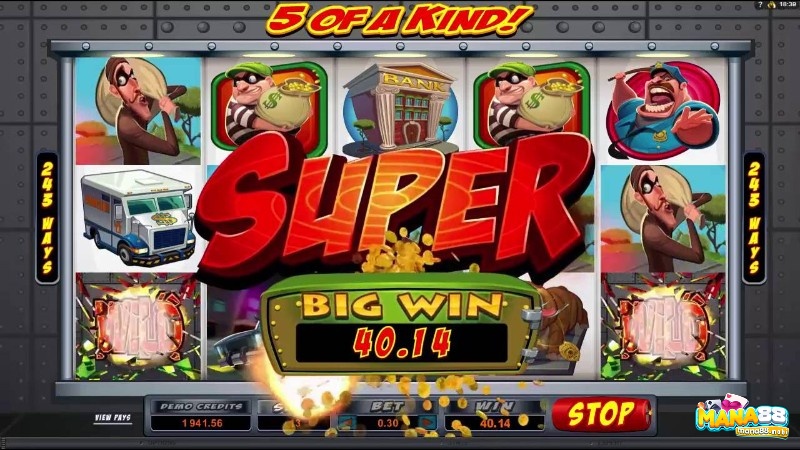 Anh em có thể dễ dàng đạt được SUPER BIG WIN 40,14