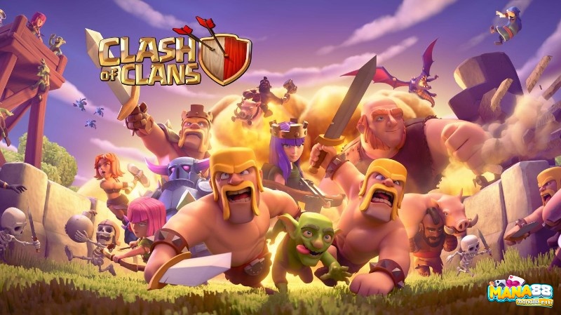 Clash of Clans mang tính chiến lược và xây dựng nguồn lực