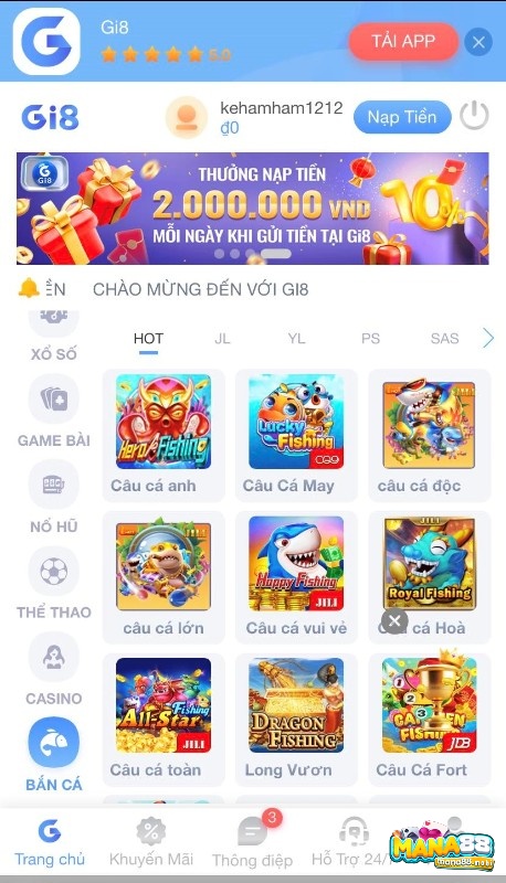 Có app di động