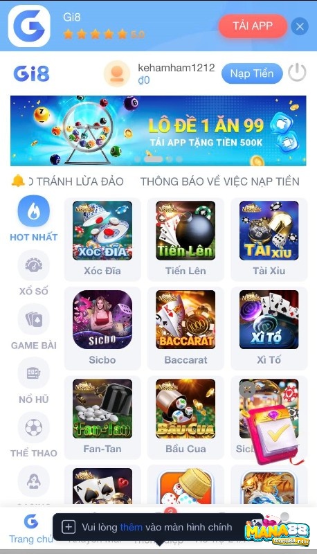 Kho game đa dạng