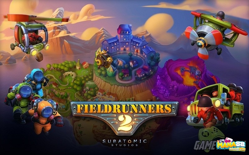 Fieldrunners 2 - Một game Tower defense trên mobile đỉnh cao, hấp dẫn và đáng chơi.