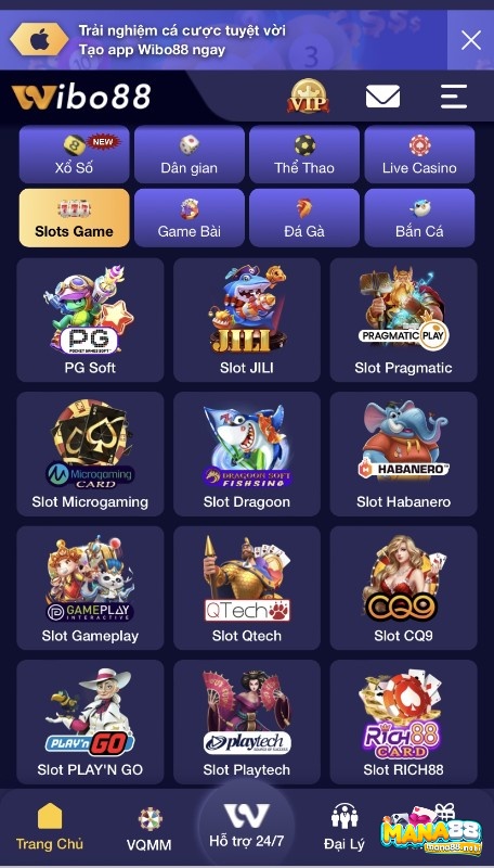 Slot game tại web cược đa dạng đồ họa tuyệt đỉnh