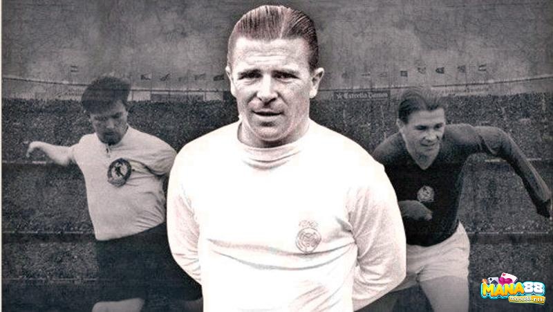 Puskas cũng đã trở thành một huyền thoại của Clb Real Madrid