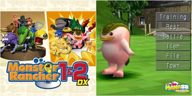 Giao diện game mới Monster Rancher 2DX đã ấn tượng hơn nhiều so với bản cũ